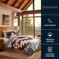 thumbnail image 4 of Juego de Ropa de Cama de Edredón Pendleton Explorer Twin con 1 Funda de Almohada de Algodón, 4 of 8