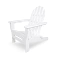 thumbnail image 1 of 35" Recycled Earth-Friendly Outdoor Patio Adirondack Chair - White, 1 of 10
