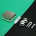 thumbnail image 3 of Precioso juego de estuches para lentes de contacto con cubierta reflectante - Linda caja de kit de viaje, 3 of 9