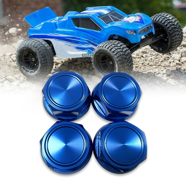 Écrou de Roue RC ARRMA S-ARA310929, 4 Pcs Écrou de Roue 24mm pour 1/5 ARRMA RC Roue Durable 24mm 1/5 S-ARA310929 Style Rouge
