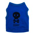 thumbnail image 4 of Ropa para perros y mascotas, chaleco multicolor con calavera asesina para Halloween, ropa de primavera y verano, 4 of 6