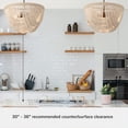thumbnail image 6 of Hunter - Autumndale 4-light Matte Bronze, Large Pendant Light, Dimmable, Transitional Style, Basket Shaped, for Bedrooms, Dining, Living Rooms - 48190, 6 of 8