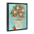 thumbnail image 4 of Stupell Industries Orange Blossom Clay Pot Food & Beverage Painting Black Floater Framed Art Print Wall Art, 17 x 21, 4 of 10