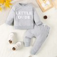 thumbnail image 2 of Fsqjgq Baby Boy Clothes 6M Pajama Children's Thermal Underwear Set with Three Of Cotton and Thickened Fabric Fall and Winter Home Wear Baby's Clothing Clothes Set Fall Outfits For Toddler Boys, 2 of 8