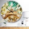 thumbnail image 2 of DesignArt Paris Eiffel TowerUnder Blue Sky Large Wall Clock, 2 of 2