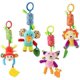 thumbnail image 1 of Juguetes colgantes para bebé, juguetes para bebé, cochecito de asiento de coche, juguetes compatibles con bebés, juguetes de sonajeros sensoriales suaves con campana de animales coloridos para bebés Afortunado Sencillez, 1 of 5