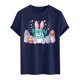 thumbnail image 4 of Camisa Casual de Cuello de la Tripulación de la Impresión de Pascua de Manga Corta de Verano Top Ligero de Poliéster para los Hombres, Camiseta de Manga Corta para el Uso Diario de Primavera Verano, 4 of 8