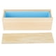thumbnail image 2 of Crea jabones únicos hechos a mano con forma de pastel Molde de silicona y madera de color azul cielo para jabón de pan de rosas, 2 of 8
