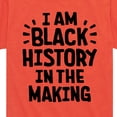 thumbnail image 3 of Instant Message - Black Histroy In The Making - Toddler & Youth Short Sleeve Graphic T-Shirt, 3 of 6