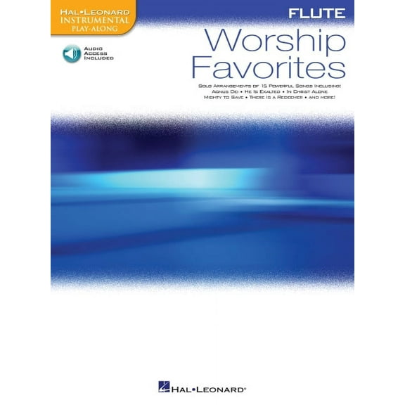 Worship Favorites: Instrumental Play-Along for Flute Book/Online Audio (Paperback)