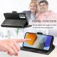 thumbnail image 4 of Case for Samsung Galaxy M23 Cover Leather Wallet Folio Case Book Design Flip Magnetic Closure - Black, 4 of 5