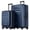 Blue, variant on Coolife Carry On Luggage Airline Approved, Luggage with Front Compartment Expandable Hardside Suitcases with Wheels (Blue, 20 Inch-EXT)