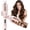 Pink, variant on Moremore 1.10 in Automatic Curling Iron, Electric Curling Wand, Anti-Tangle Rotating Ceramic Hair Curler, Negative Ionic, Pink