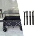 thumbnail image 1 of Elodie 4Pcs Camping Cart Table Support Rod Lifting Rod for Hiking Wagon Cart Picnic Black, 1 of 8
