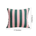 thumbnail image 3 of CaiYueKe Outdoor Waterproof Pillow Cover, 18 x 18 inch Striped Pattern Decorative Cushion Case, Patio Garden Balcony Sofa Chair Throw Pillowcase, Weather Resistant Home Decor, 3 of 7