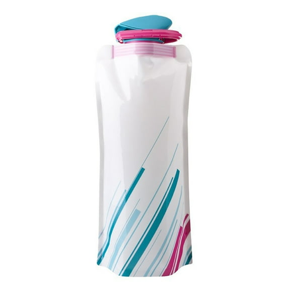 Sac d'Eau de Sport pour Camping et Vélo en Plein Air Compressible Portable Pliable Pliable Boisson Pochette PP Bouteille de Boisson