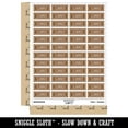 thumbnail image 2 of Scanned Double Line Border Document Sticker Set - Brown - Gloss Finish - 1.25" Mini, 2 of 7
