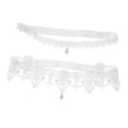thumbnail image 1 of Anillo de muslo de 2 piezas Perfecl para novias mujeres niñas boda cosplay m m, 1 of 6