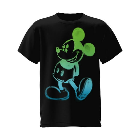 Disney Mickey Glow in the Dark Youth Tee Shirt, XS-XL (Boy's)