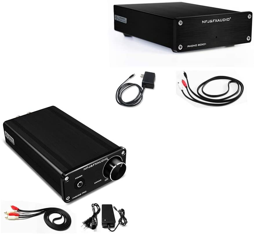 Bmatwk Phono Preamplifier + 2 Channel HiFi Amplifier, Box 01 Phonograph