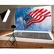 thumbnail image 1 of Telón de fondo de banderas americanas 150x220cm Cuatro de julio Día de la independencia nacional de los EE UU ABPHQTO, 1 of 3