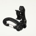 thumbnail image 3 of Naiovety Clips de abrazadera de tubería Ganchos BC Fácil de usar Abrazaderas reguladoras de alta flexibilidad Soporte de manguera Snorkel Natación Surf Deportes acuáticos Negro Naiovety OD030411-01B, 3 of 6