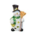 thumbnail image 4 of Figuras de muñecos de nieve con luces LED, decoraciones para la mesa navideña, adornos navideños Estilo A verde, 4 of 9