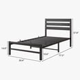 thumbnail image 2 of Gloperti 37.8 in USB Port Standard Bed Frames, Twin, 2 of 7