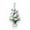White, variant on LSLJS Mini Desktop Christmas Tree, Christmas Decorations, 15.7 inch Artificial Snow Flocked Hinged Xmas Tree with Basket Base Fake Spruce Tree with Hanging Ornaments for Tabletop Party Front Door