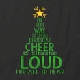 thumbnail image 2 of Spend Christmas Singing T-Shirt | Xmas Holiday Black Tee Gift, 2 of 5
