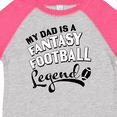thumbnail image 4 of Inktastic My Dad is a Fantasy Football Legend Boys or Girls Toddler T-Shirt, 4 of 5