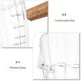 thumbnail image 5 of Milk Cup Scale Coffee Measuring Espresso Shot Glasses Concentrate Cups Triangle Beverage Wood, 5 of 6