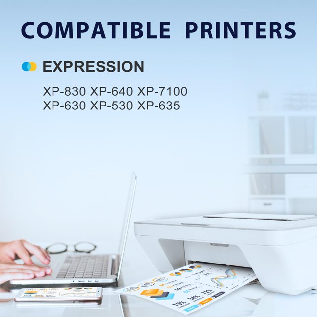myCartridge Remanufactured Ink Cartridge Replacement for Epson 410XL 410 XL for Epson XP-7100 XP-640 XP-830 XP-630 XP-635 XP-530 Printer (Black, PBK, Cyan, Magenta, Yellow) 5 Pack