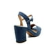 thumbnail image 3 of Sandalia Tacon Calzado Dama Lob Footwear 84402122 azul 22 LOB Footwear 84402122, 3 of 6