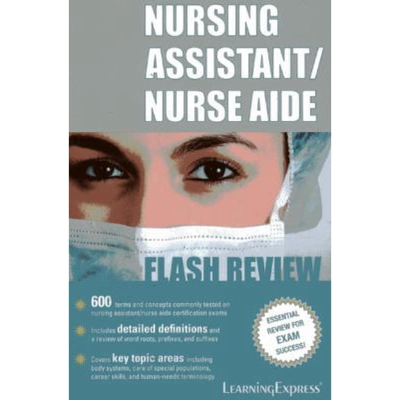 Pre-Owned Nursing Assistant/Nurse Aide Flash Review (Paperback) 1576859517 9781576859513