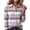 18# Pink, variant on Women'S Knitted Collared Sweaters Long Sleeve V Neck Polo Shirts Winter Pullover Tops