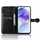 thumbnail image 2 of Funda de piel con estampado de lunares y billetera para Samsung Galaxy A55 5G - Plateada s202412245585, 2 of 5