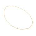 thumbnail image 1 of Cadena Torsal Figaro Ametrinaa 3mm Oro Italiano Hueco 10k 65cm, 1 of 5