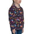 thumbnail image 3 of Sigee Mexican Flowers Birds for Boys and Girls Youth Hoodie Kids Clothes Boys' Fashion Sweatshirts-Large, 3 of 6