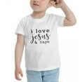 thumbnail image 3 of I Love Jesus And Napss Cute Toddler Tshirts for Boys Girls (White, 4T), 3 of 5