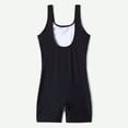 thumbnail image 4 of Girls One Piece Swimsuits Color Block Athletic Boyleg Bathing Suit for Teens Swimwear 8-12Y, 4 of 8