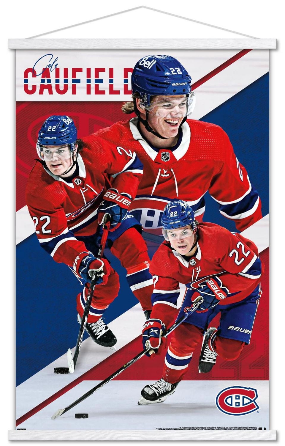 NHL Montreal Canadiens - Cole Caufield 22 Wall Poster, 22.375" x 34"