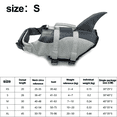 thumbnail image 2 of Dog Life Jacket Mermaid, Ripstop Dog Life Vests with Rescue Handle, Pet Safety Swimsuit Preserver, 2 of 5