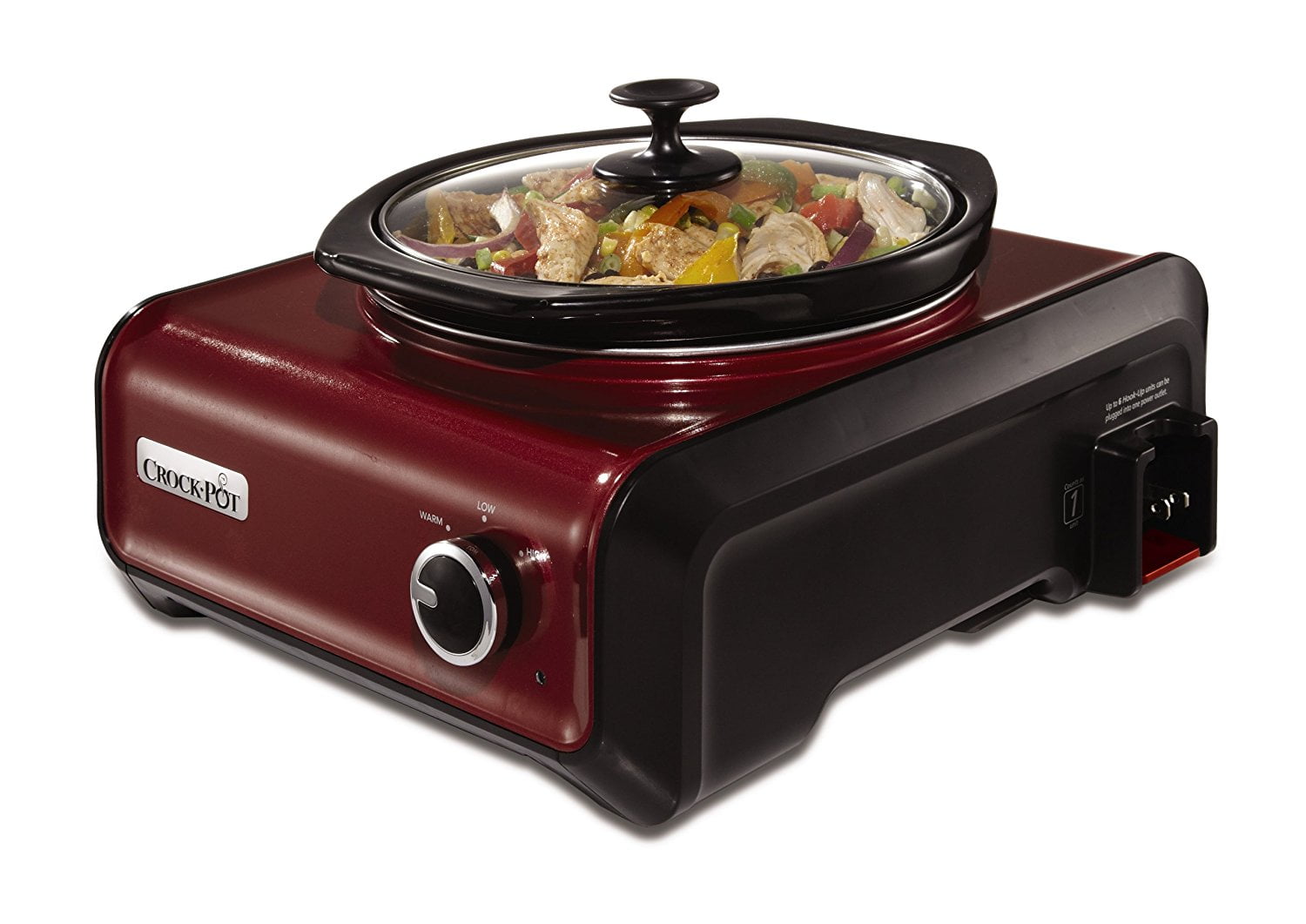 CrockPot Hook Up Connectable Entertaining Slow Cooker System 3.5