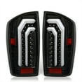 thumbnail image 3 of AJP Distributors Black Housing Clear Lens Sequential LED White Tube Tail Lights Brake Stop Signal Lamps Assembly Pair Compatible/Replacement For Toyota Tacoma 2016 2017 2018 2019 2020 2021 2022 2023, 3 of 12