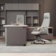 thumbnail image 4 of Luxury Standing Office Desk Living Room Drawers Conference Executive Computer Desks Floor European Mesa Escritorio Furniture My Lux Decor Round, 4 of 18