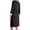 Black, variant on Women'S Maternity Robe Pregnancy Breastfeeding Bathrobes Labor Delivery Nightgowns Dark Blue S