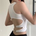 thumbnail image 2 of Pure Desire Style Backless Bra Pad Outer Wear Short Top Beautiful back, 2 of 10