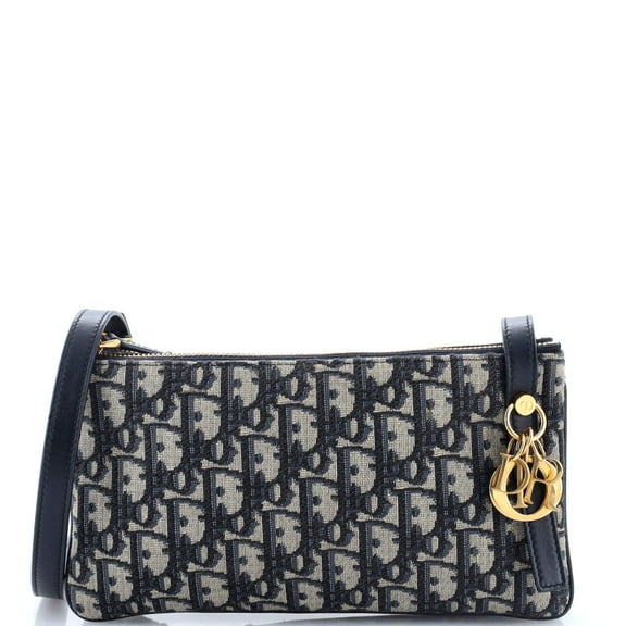 Pre-Owned My Dior Duo Shoulder Bag Oblique Canvas Mini By Rebag