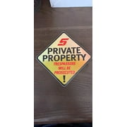 Snap-on Tools Private Property Sticker